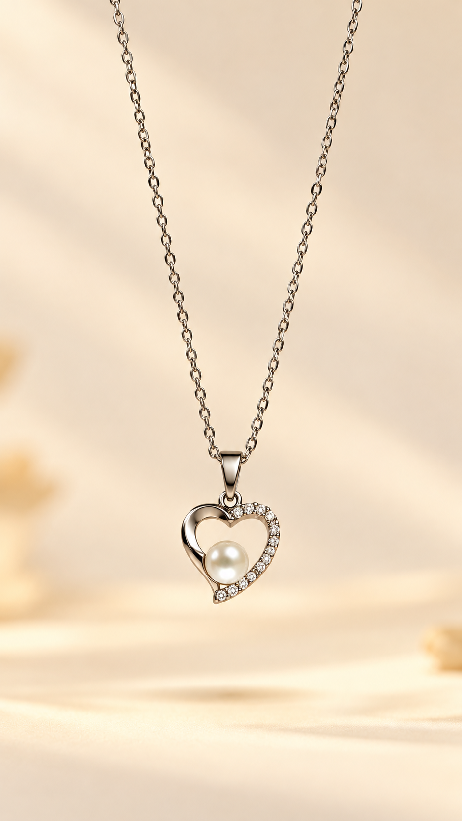 Heart Pearl Pendant