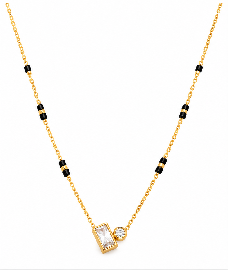 Geometric Crystal Mangalsutra