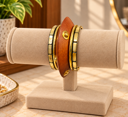 Wooden Statement Bangles