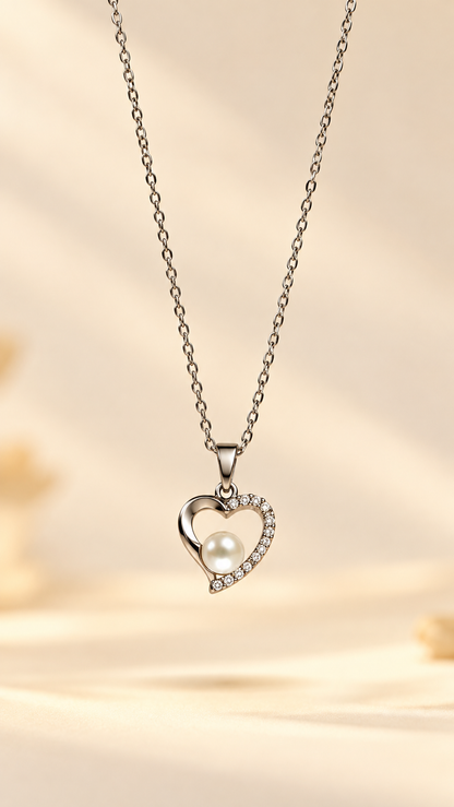 Heart Pearl Pendant