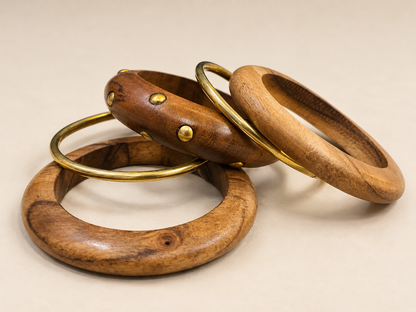 Classic Wooden Bangles
