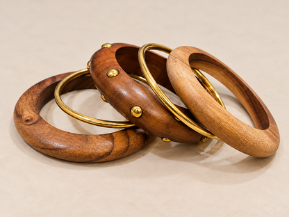 Classic Wooden Bangles