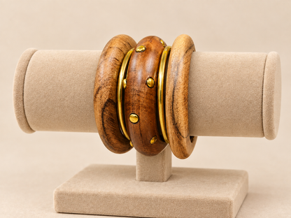 Classic Wooden Bangles