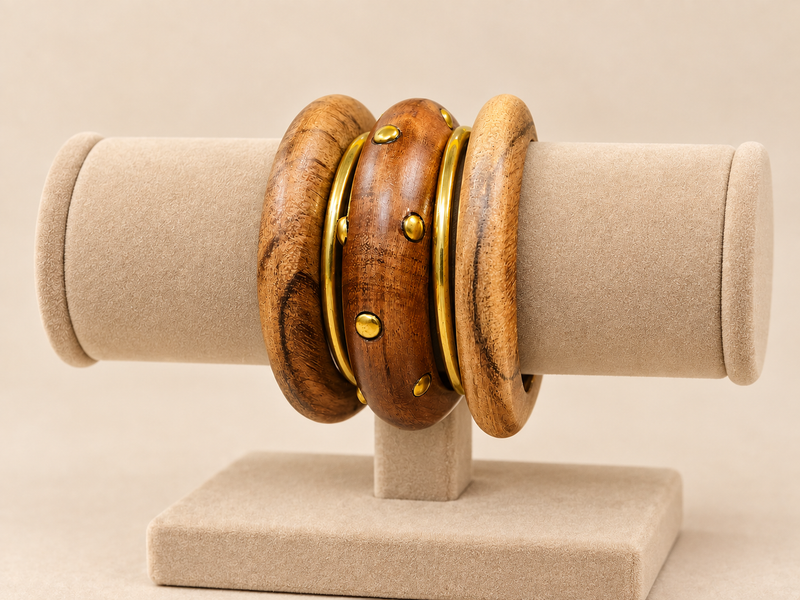 Classic Wooden Bangles