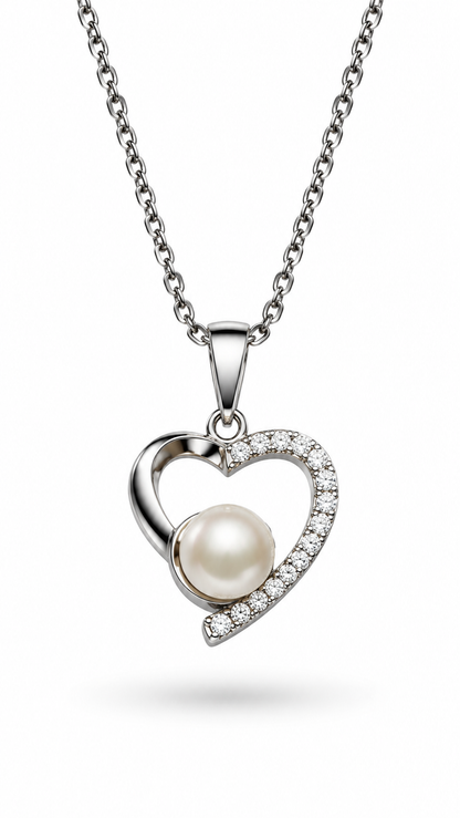Heart Pearl Pendant