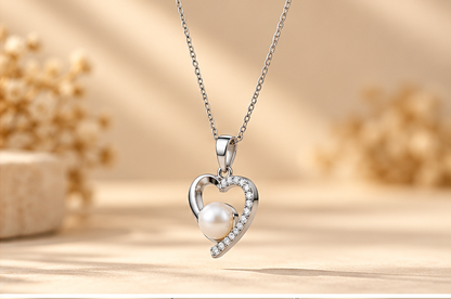 Heart Pearl Pendant
