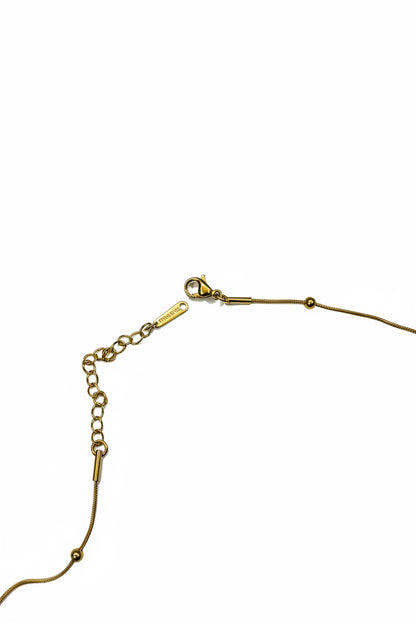 Celestial Bow Pendant Necklace in Gold
