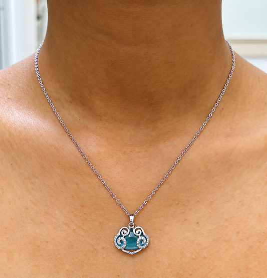 Blue Swirl Pendant