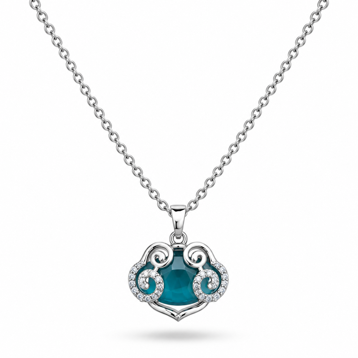 Blue Swirl Pendant