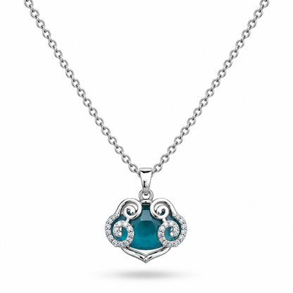 Blue Swirl Pendant