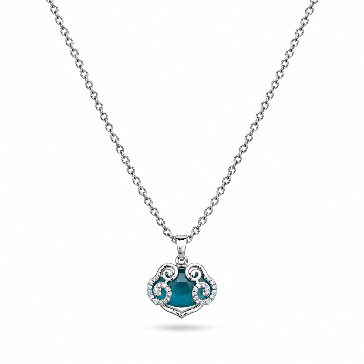 Blue Swirl Pendant