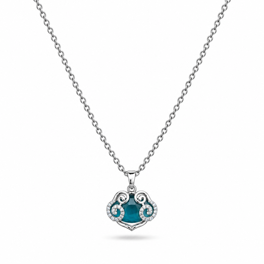 Blue Swirl Pendant
