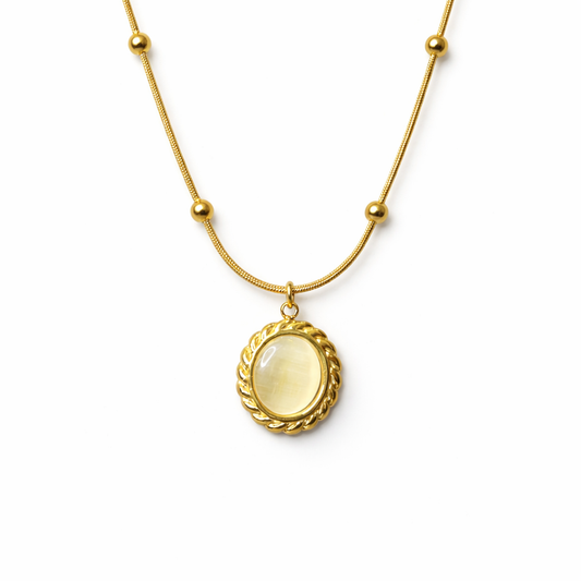 Vellore Cat Eye Oval Pendant