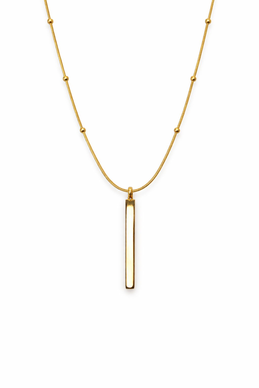 Sleek Bar Mother-of-Pearl Pendant
