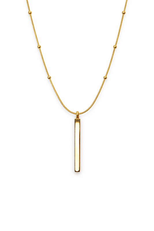 Sleek Bar Mother-of-Pearl Pendant