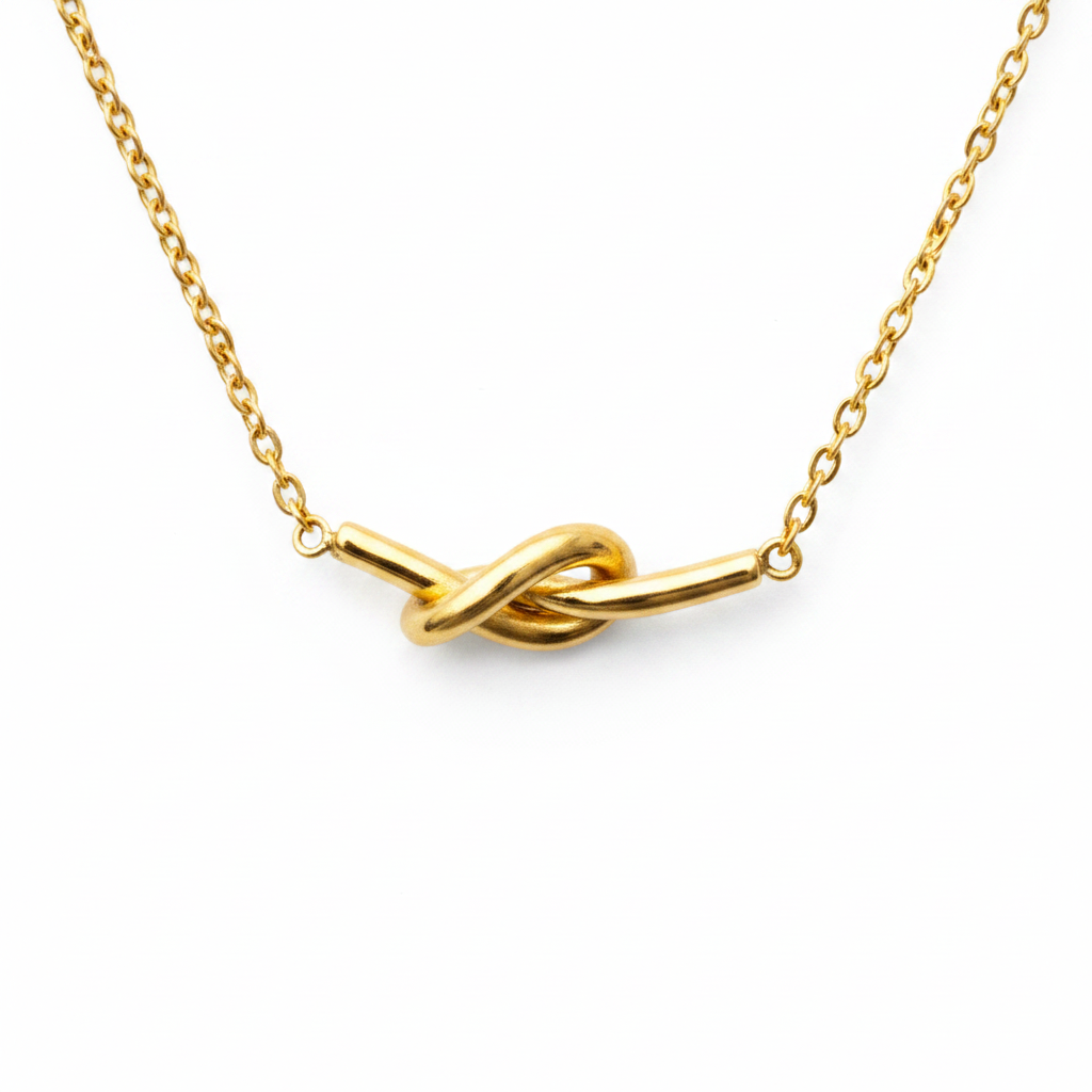 Gold knot macro detail