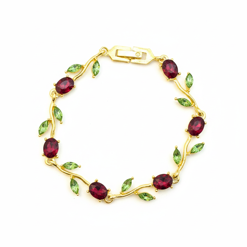 Tulip Garden Bracelet – white background product photography
