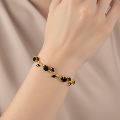 Midnight Tulip Bracelet
