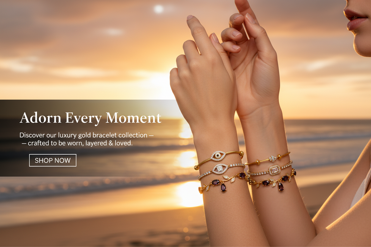 Riivara – Two Hands Bracelet Sunset Banner